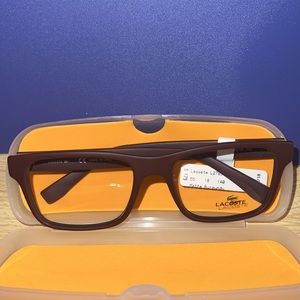 Lacoste Eyeglass Frames (Matte Burgundy | Unisex)